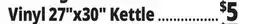Ocean State Job Lot Vinyl 27x30 Kettle offer