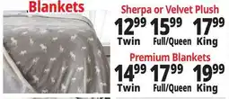 Ocean State Job Lot Blankets offer