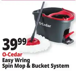 Ocean State Job Lot Easy Wring Spin Mop & Bucket System offer