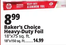 Ocean State Job Lot Baker's Choice Heavy-Duty Foil offer