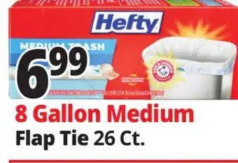 Ocean State Job Lot Hefty 8 Gallon Medium Flap Tie offer