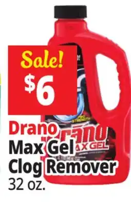 Ocean State Job Lot Drano Max Gel Clog Remover offer