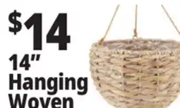 Ocean State Job Lot 14 Hanging Woven offer
