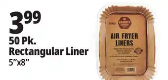 Ocean State Job Lot 50 Pk. Rectangular Liner offer