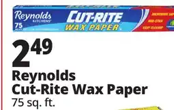 Ocean State Job Lot Cut-Rite Wax Paper offer