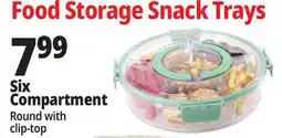 Ocean State Job Lot Food Storage Snack Trays Six Compartment offer