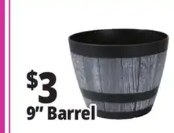 Ocean State Job Lot 9 Whiskey Barrel Planters offer