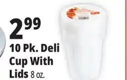 Ocean State Job Lot 10 Pk. Deli Cup With Lids offer