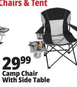 Ocean State Job Lot Camp Chair With Side Table offer
