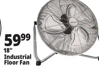 Ocean State Job Lot 18 Industrial Floor Fan offer