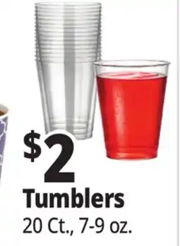 Ocean State Job Lot Tumblers offer