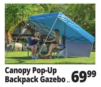 Ocean State Job Lot Canopy Pop-Up Backpack Gazebo offer