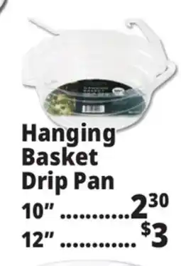 Ocean State Job Lot Hanging Basket Drip Pan offer