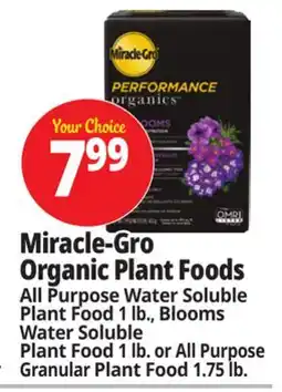 Ocean State Job Lot Miracle-Gro Organic Plant Foods offer