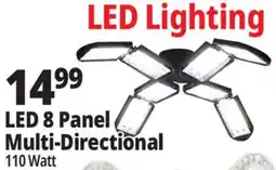 Ocean State Job Lot LED 8 Panel Multi-Directional offer