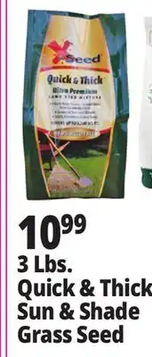 Ocean State Job Lot 3 LBS Quick & Thick Sun & Shade Grass Seed offer