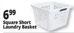 Ocean State Job Lot Square Short Laundry Basket offer