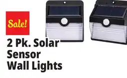 Ocean State Job Lot 2 Pk. Solar Sensor Wall Lights offer