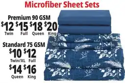 Ocean State Job Lot Microfiber Sheet Sets offer