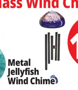 Ocean State Job Lot Metal Jellyfish Wind Chime offer