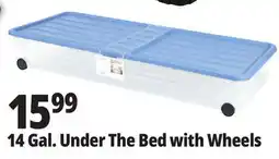 Ocean State Job Lot 14 Gal. Under The Bed with Wheels offer