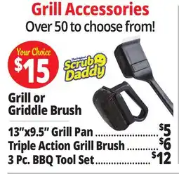 Ocean State Job Lot Grill or Griddle Brush offer
