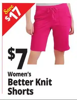 Ocean State Job Lot Women's Better Knit Shorts offer