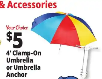 Ocean State Job Lot 4' Clamp-On Umbrella or Umbrella Anchor offer