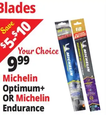 Ocean State Job Lot Michelin Optimum+ OR Michelin Endurance offer