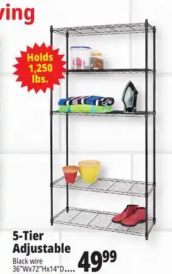 Ocean State Job Lot 5-Tier Adjustable offer