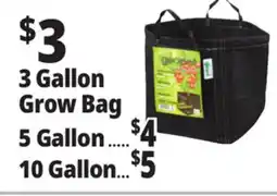 Ocean State Job Lot 3 Gallon Grow Bag offer