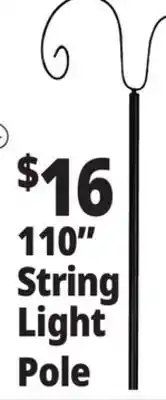 Ocean State Job Lot 110 String Light Pole offer