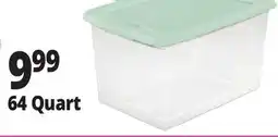 Ocean State Job Lot 64 Quart Storage Boxes offer