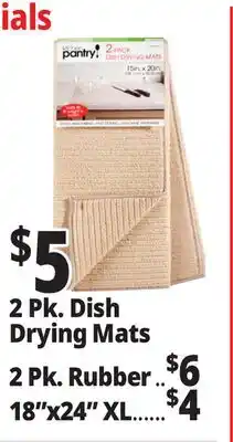 Ocean State Job Lot 2 Pk. Dish Drying Mats offer