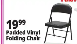 Ocean State Job Lot Padded Vinyl Folding Chair offer