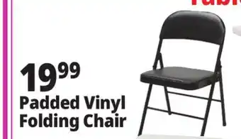 Ocean State Job Lot Padded Vinyl Folding Chair offer