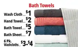 Ocean State Job Lot Bath Towels offer