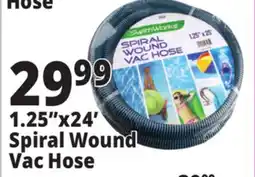 Ocean State Job Lot 1.25x24' Spiral Wound Vac Hose offer