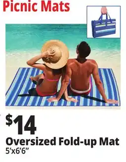 Ocean State Job Lot Oversized Fold-up Mat offer