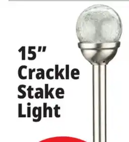 Ocean State Job Lot 15 Crackle Stake Light offer
