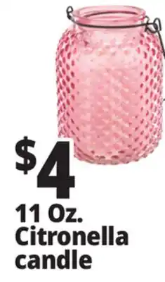 Ocean State Job Lot 11 Oz. Citronella candle offer
