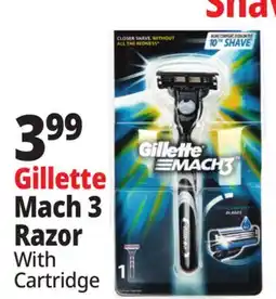 Ocean State Job Lot Gillette Mach 3 Razor offer