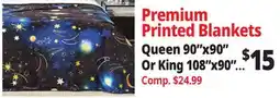 Ocean State Job Lot Premium Printed Blankets offer