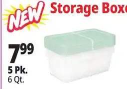 Ocean State Job Lot Storage Boxes 5 Pk offer
