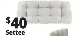 Ocean State Job Lot Cushion Settee offer
