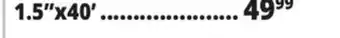 Ocean State Job Lot 1.5x40' Spiral Wound Vac Hose offer