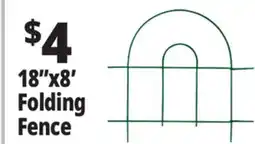 Ocean State Job Lot 18 x 8' Folding Fence offer