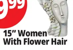 Ocean State Job Lot 15 Women With Flower Hair offer
