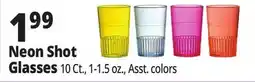 Ocean State Job Lot Neon Shot Glasses offer