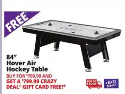 Ocean State Job Lot 84 Hover Air Hockey Table offer